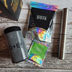 Everyday Dose Powder, Container, and Electric Frother